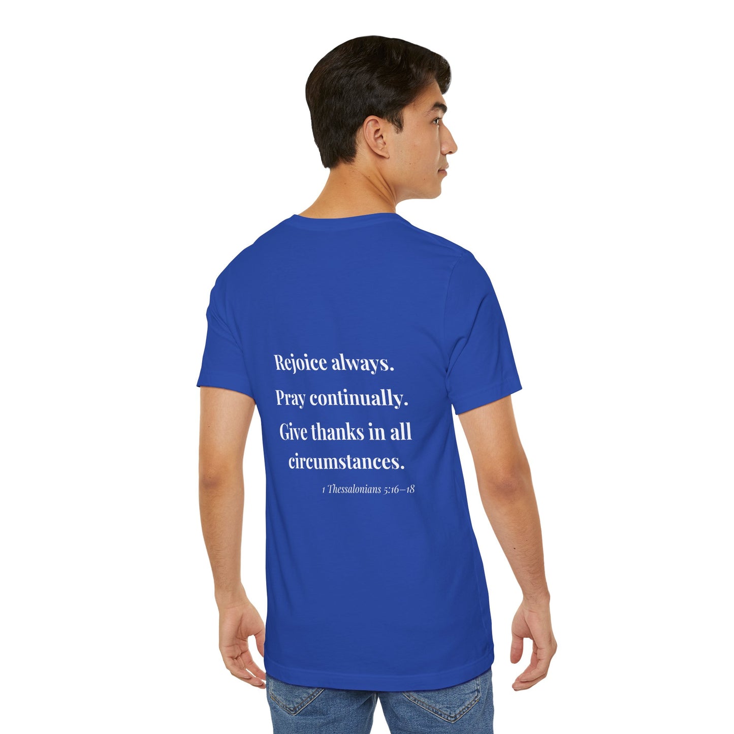 “Required.” 1 Thessalonians 5:16–18 Christian T-Shirt