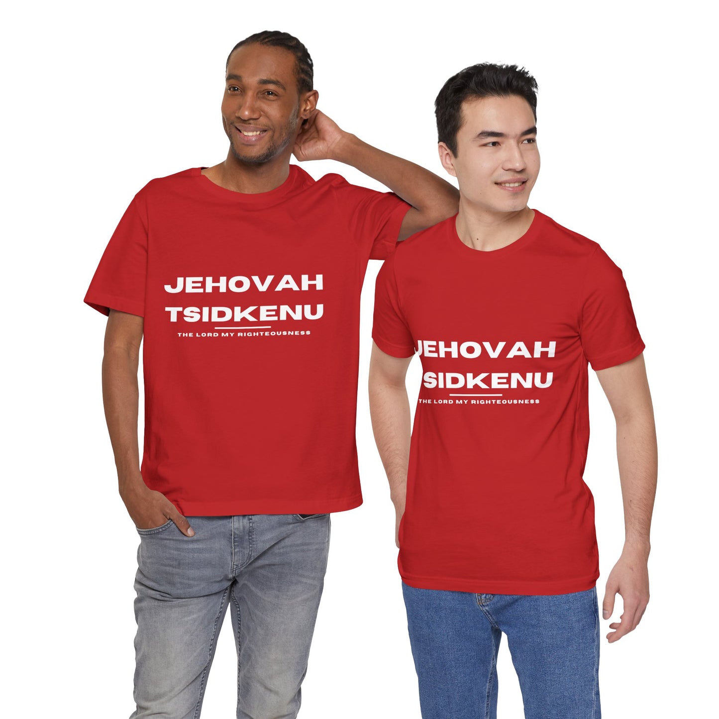 Names of God; Jehovah Tsidkenu Unisex Tee