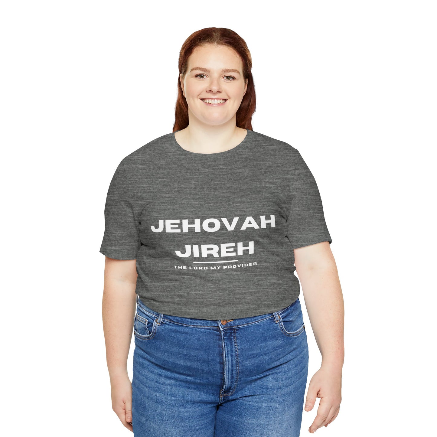 Jehovah Jireh Christian t-shirt, God provides faith-based shirt, Bible name apparel