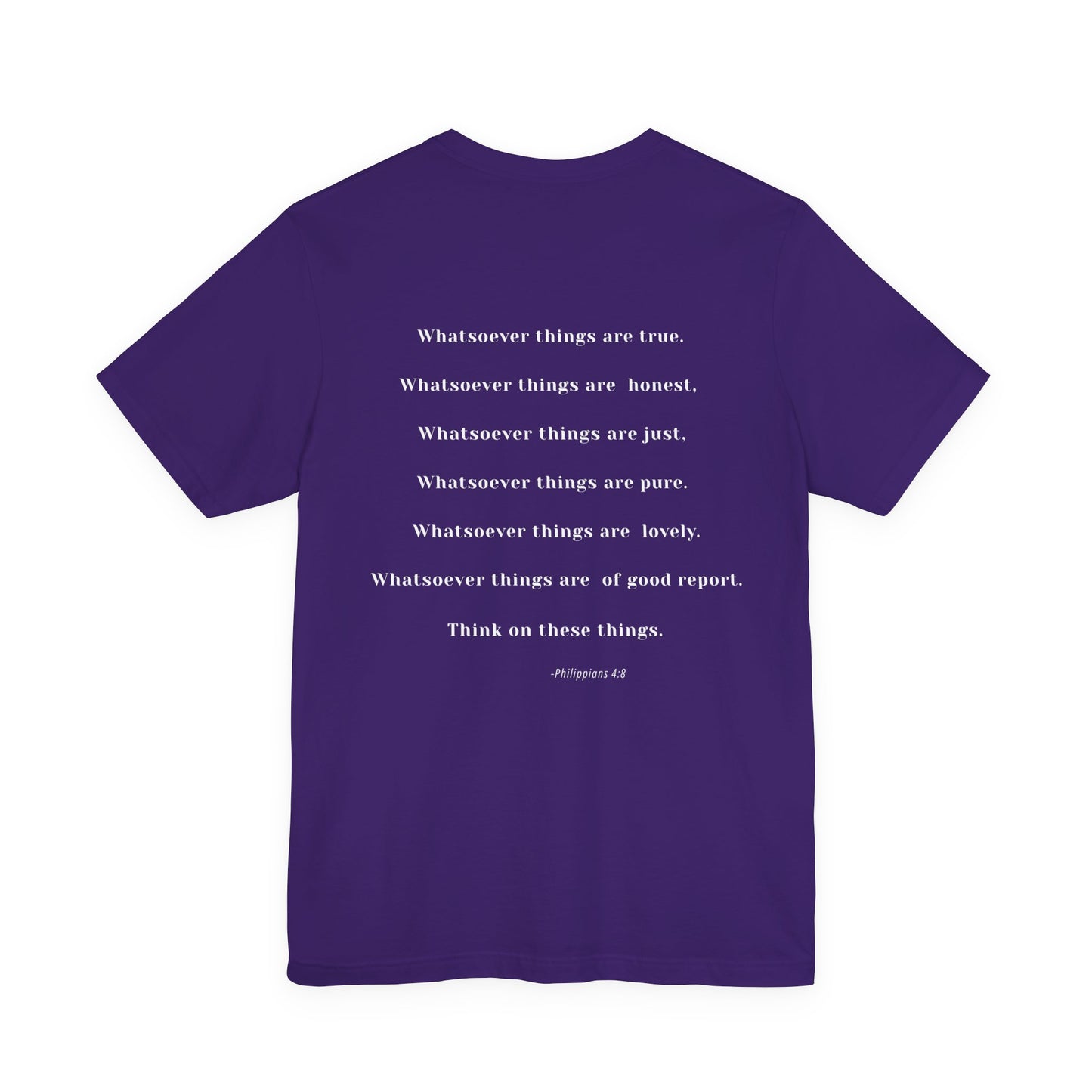 “Required.” Philippians 4:8 Christian T-Shirt
