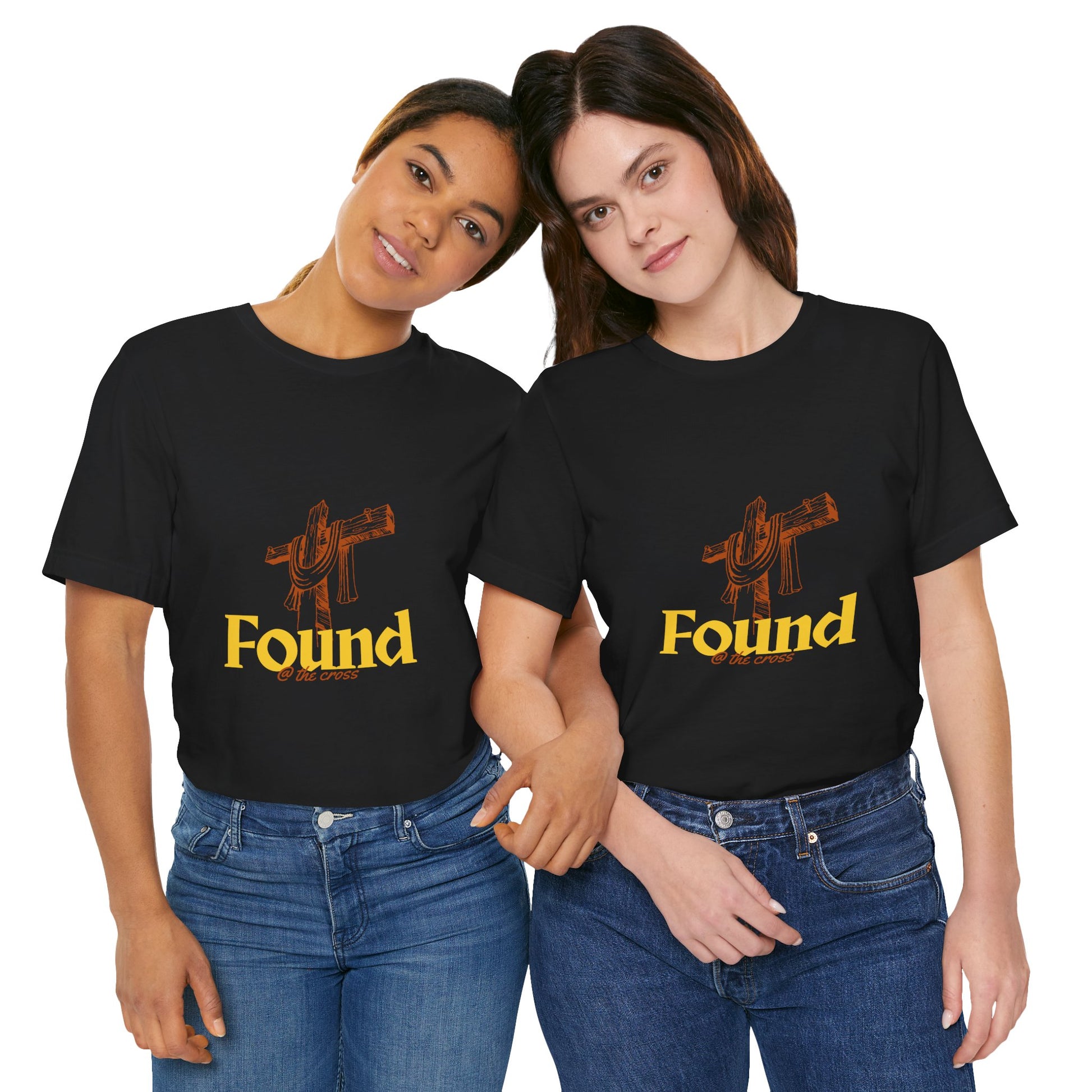 Found at the cross Christian t-shirt, lost and found in Christ message shirt