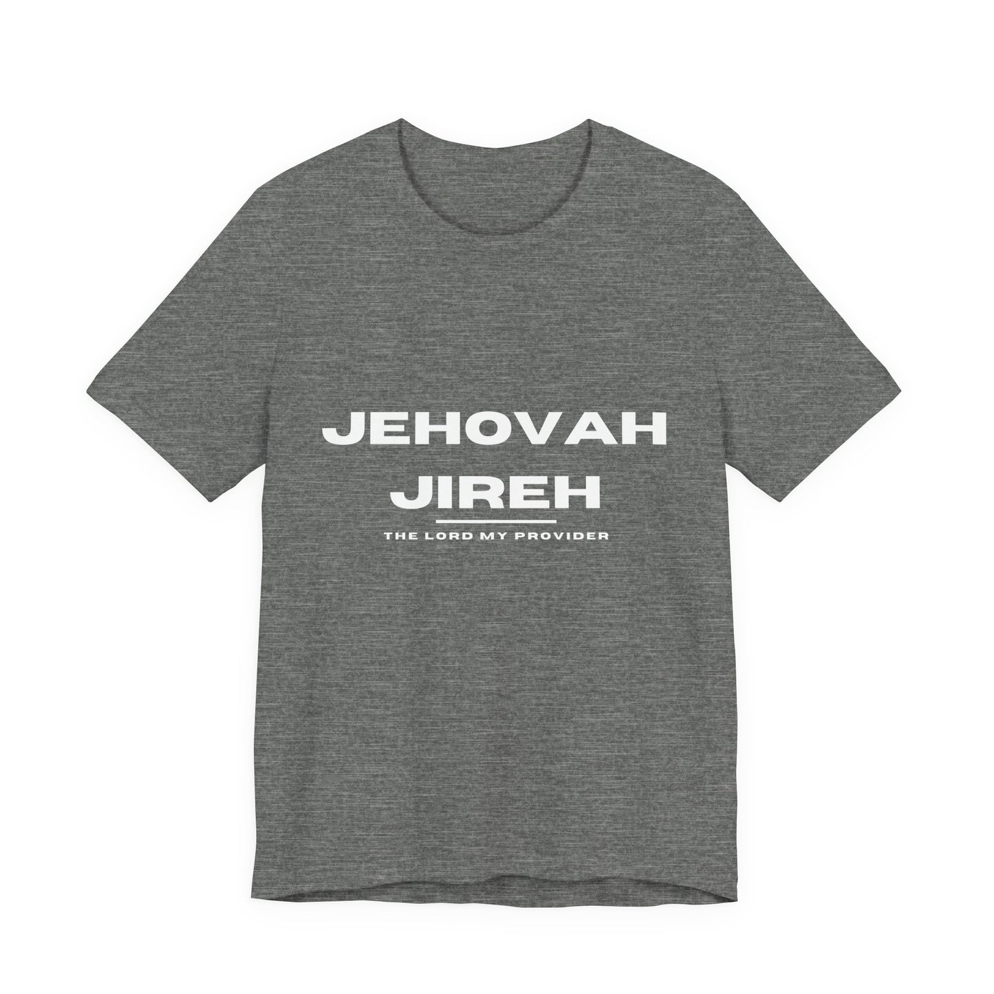 Jehovah Jireh Christian t-shirt, God provides faith-based shirt, Bible name apparel
