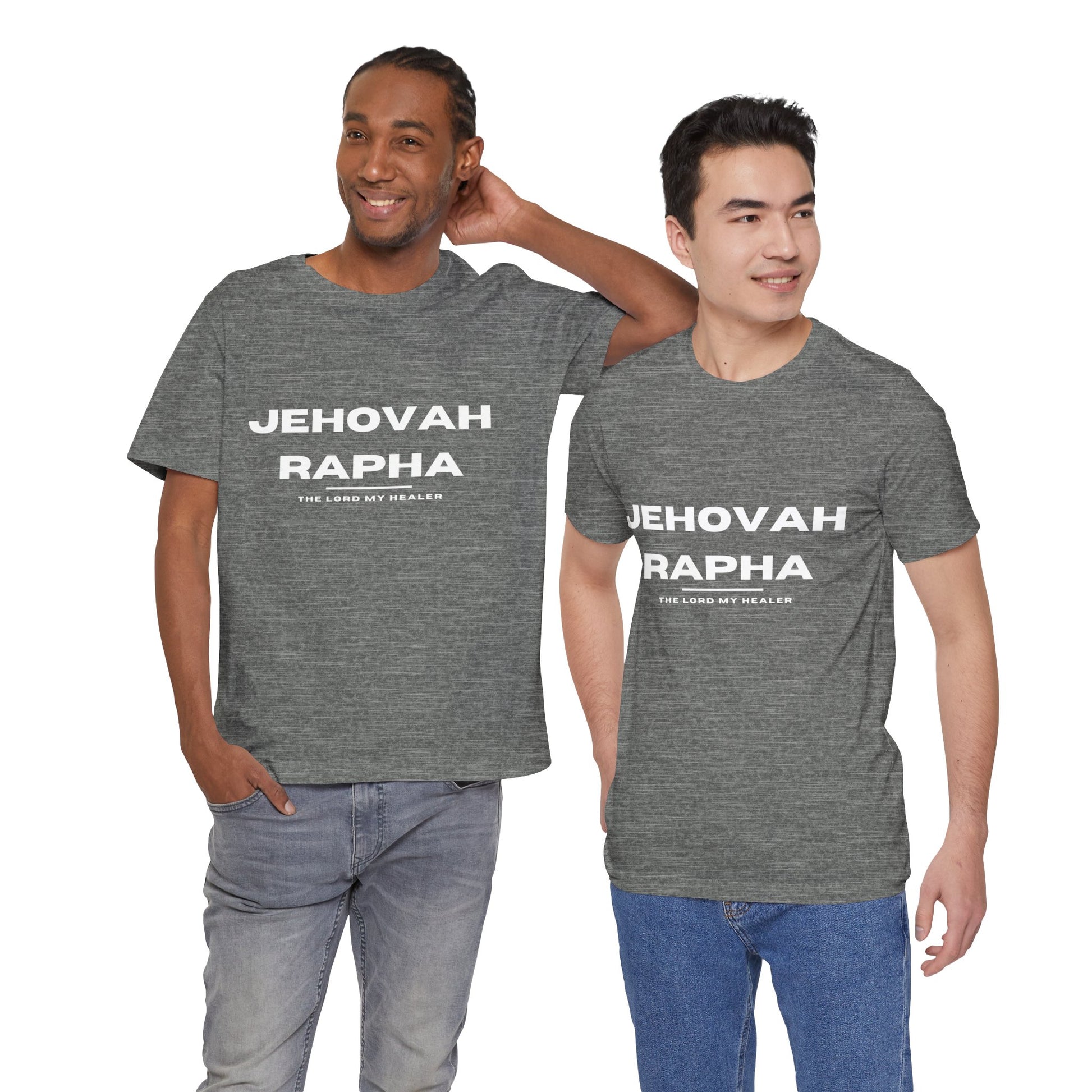 Jehovah Rapha Christian t-shirt, the Lord who heals shirt, faith-based healing message apparel