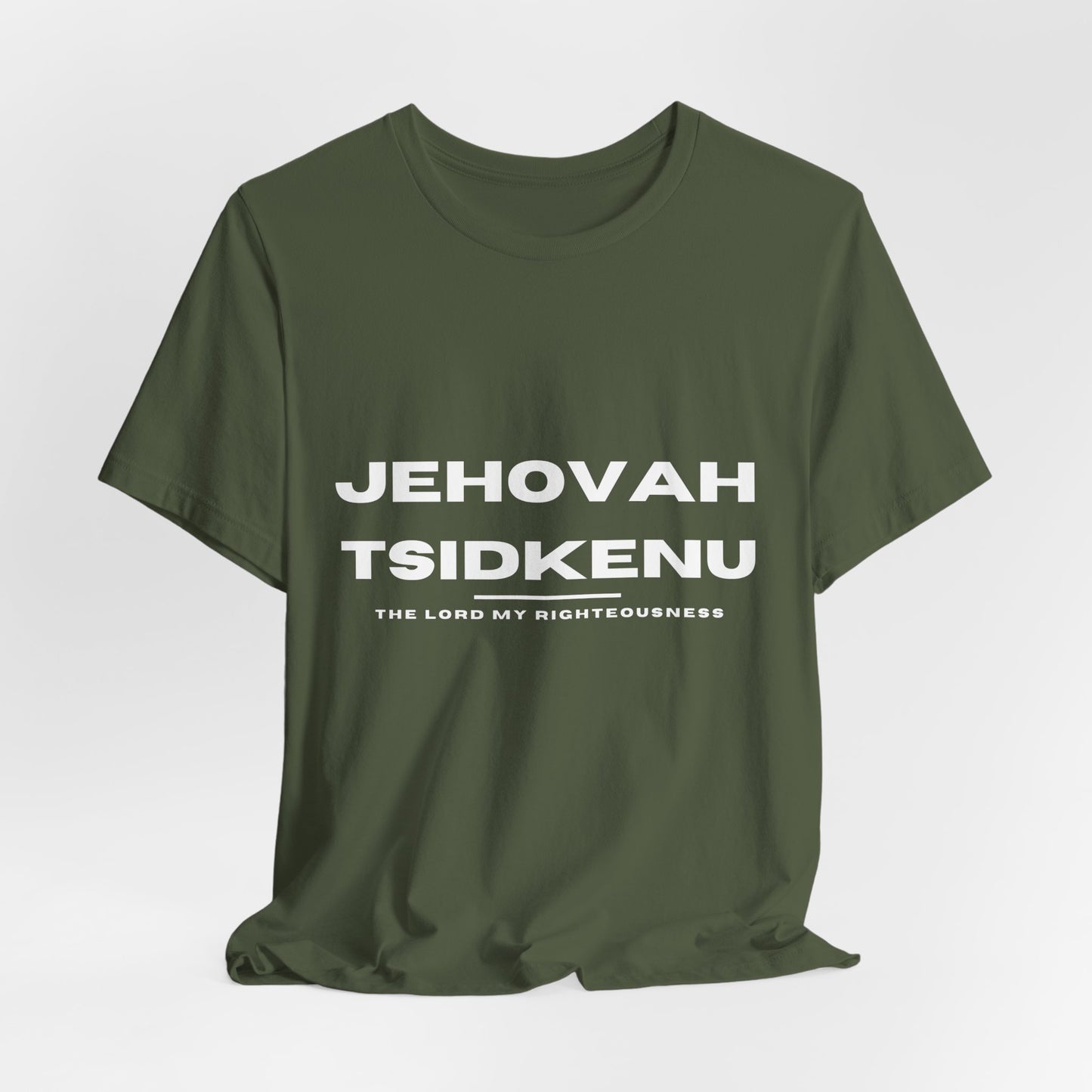 Names of God; Jehovah Tsidkenu Unisex Tee