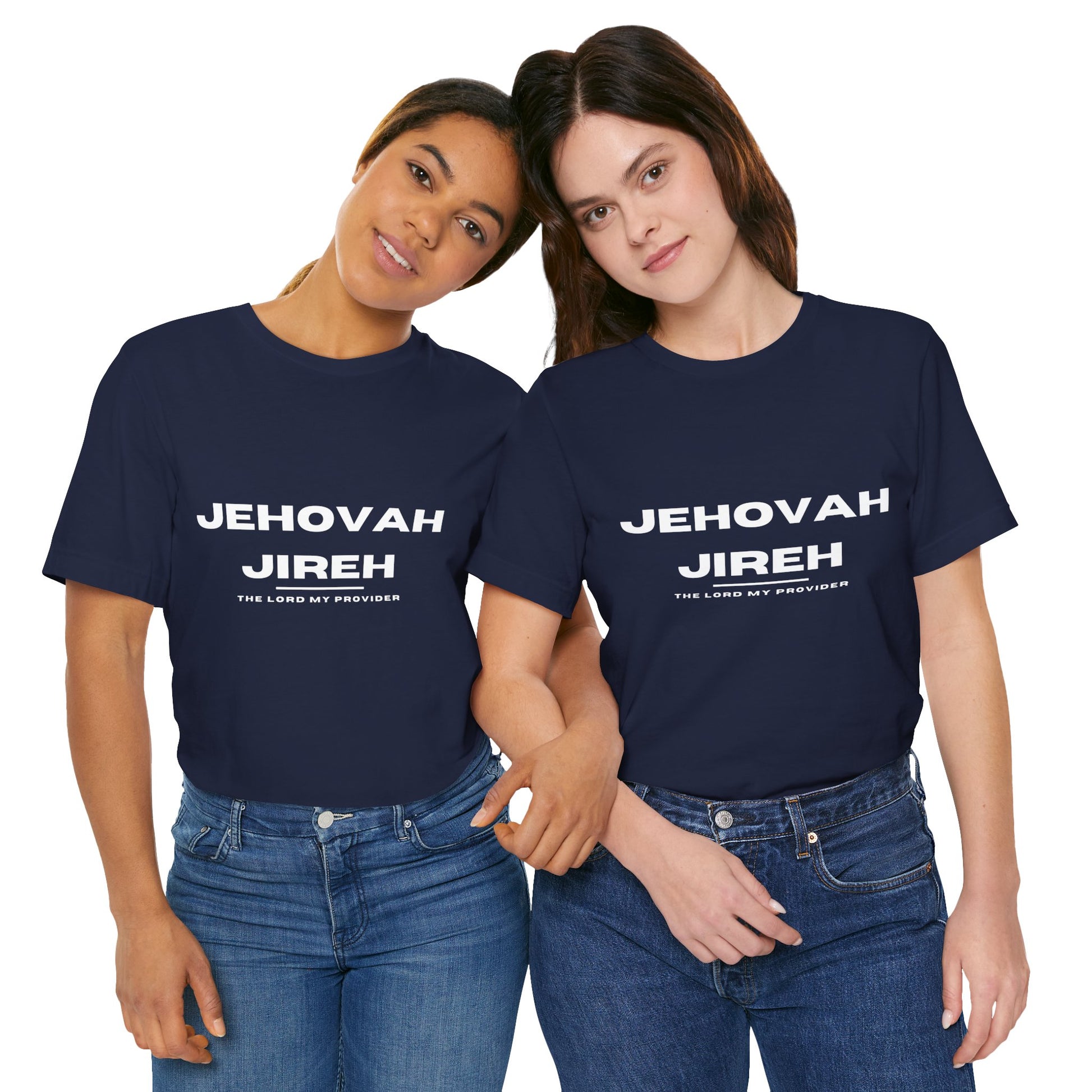 Jehovah Jireh Christian t-shirt, God provides faith-based shirt, Bible name apparel