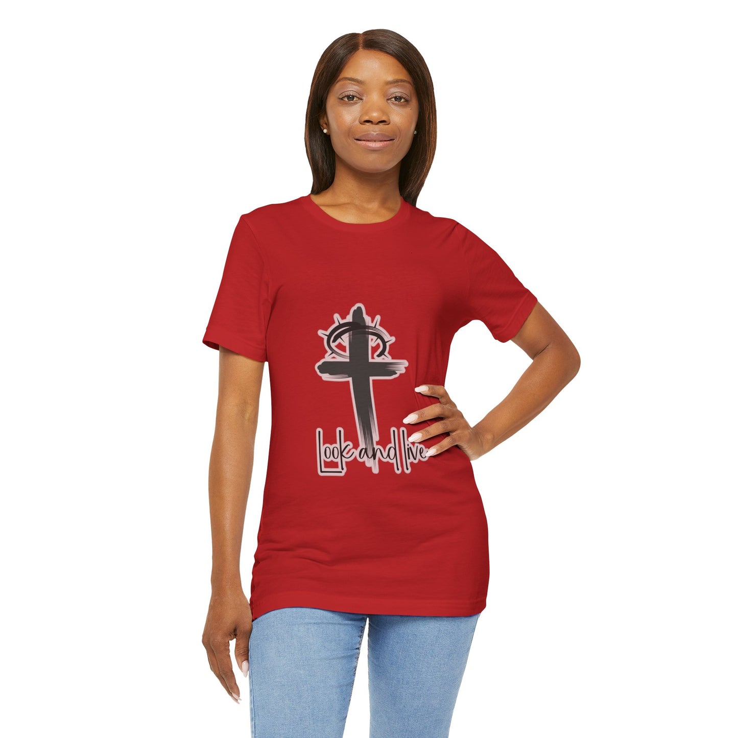 Look and Live - Unisex Christian Tee