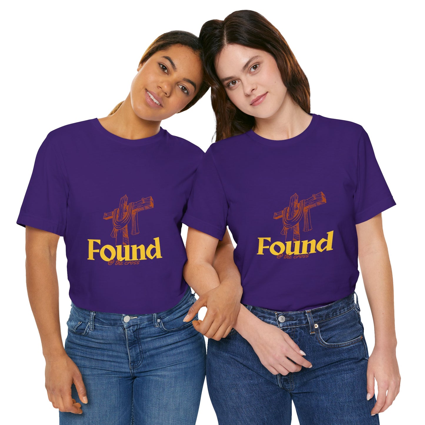 Found at the cross Christian t-shirt, lost and found in Christ message shirt