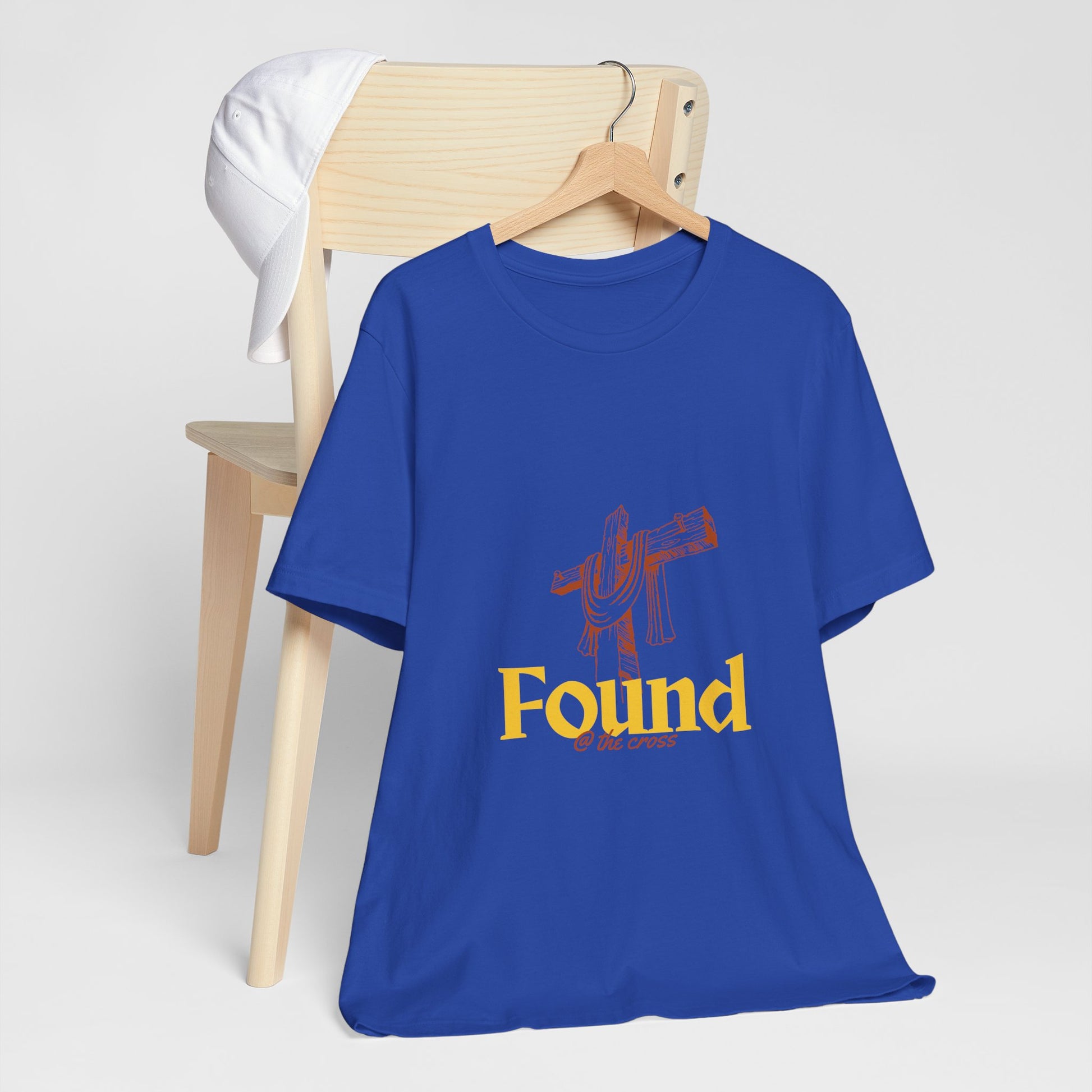 Found at the cross Christian t-shirt, lost and found in Christ message shirt