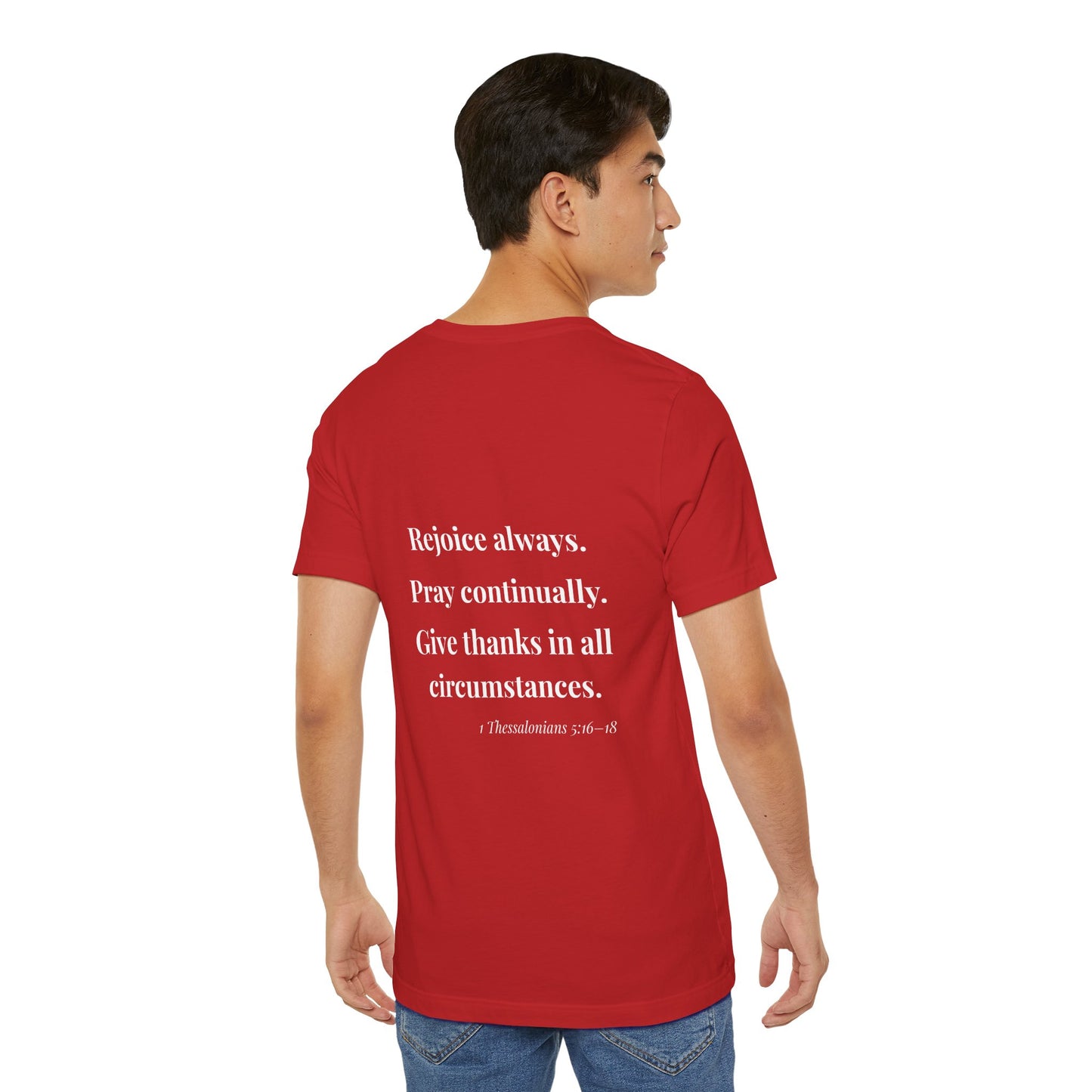 “Required.” 1 Thessalonians 5:16–18 Christian T-Shirt
