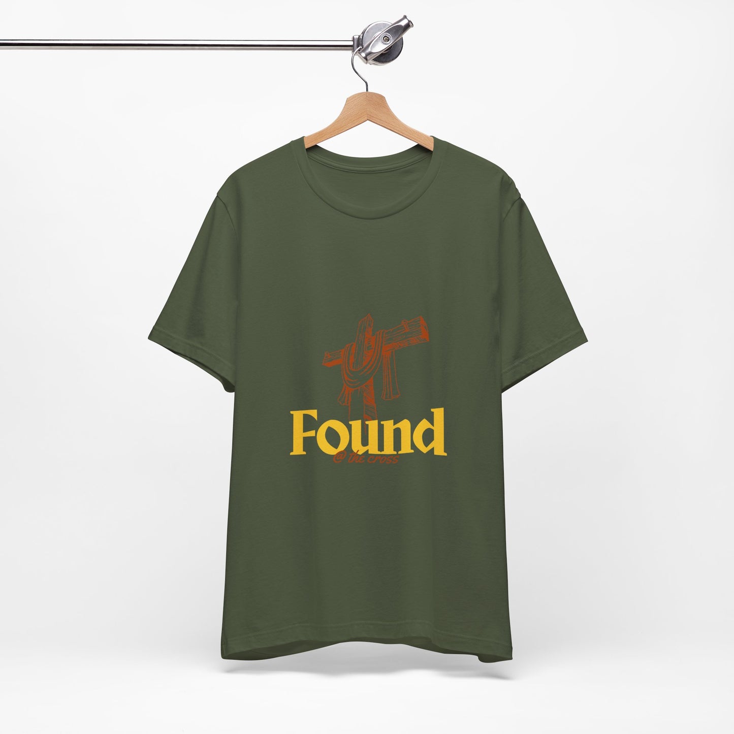 Found at the cross Christian t-shirt, lost and found in Christ message shirt