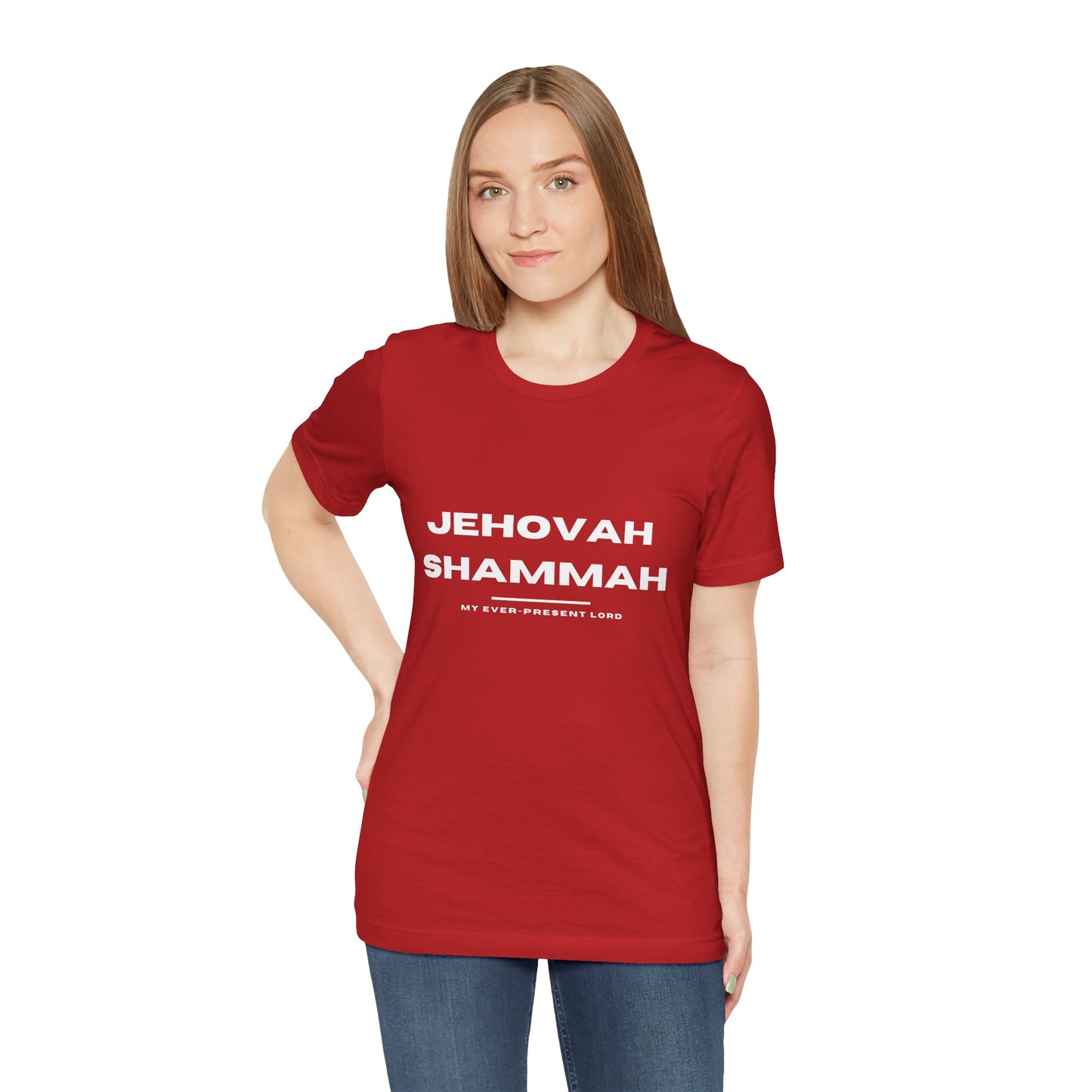 Names of God; Jehovah Shammah Unisex Tee