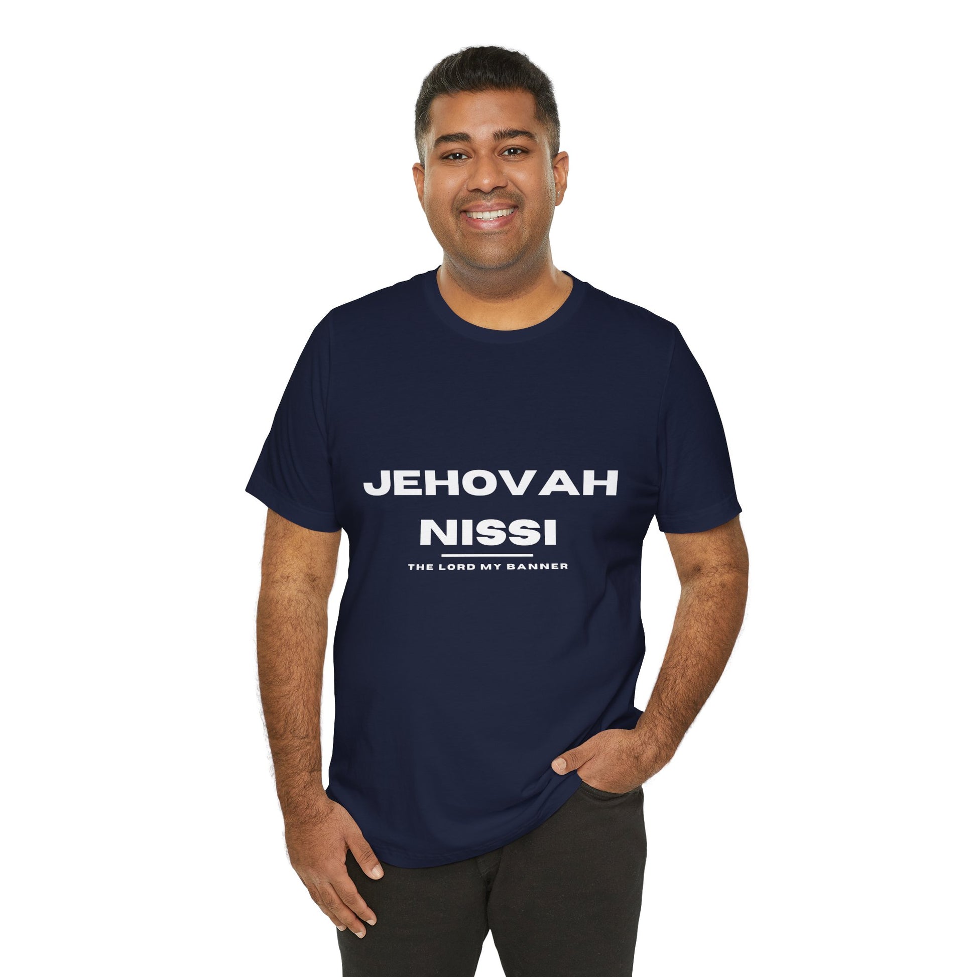 Jehovah Nissi Christian t-shirt, the Lord my banner faith shirt, victory in Christ apparel