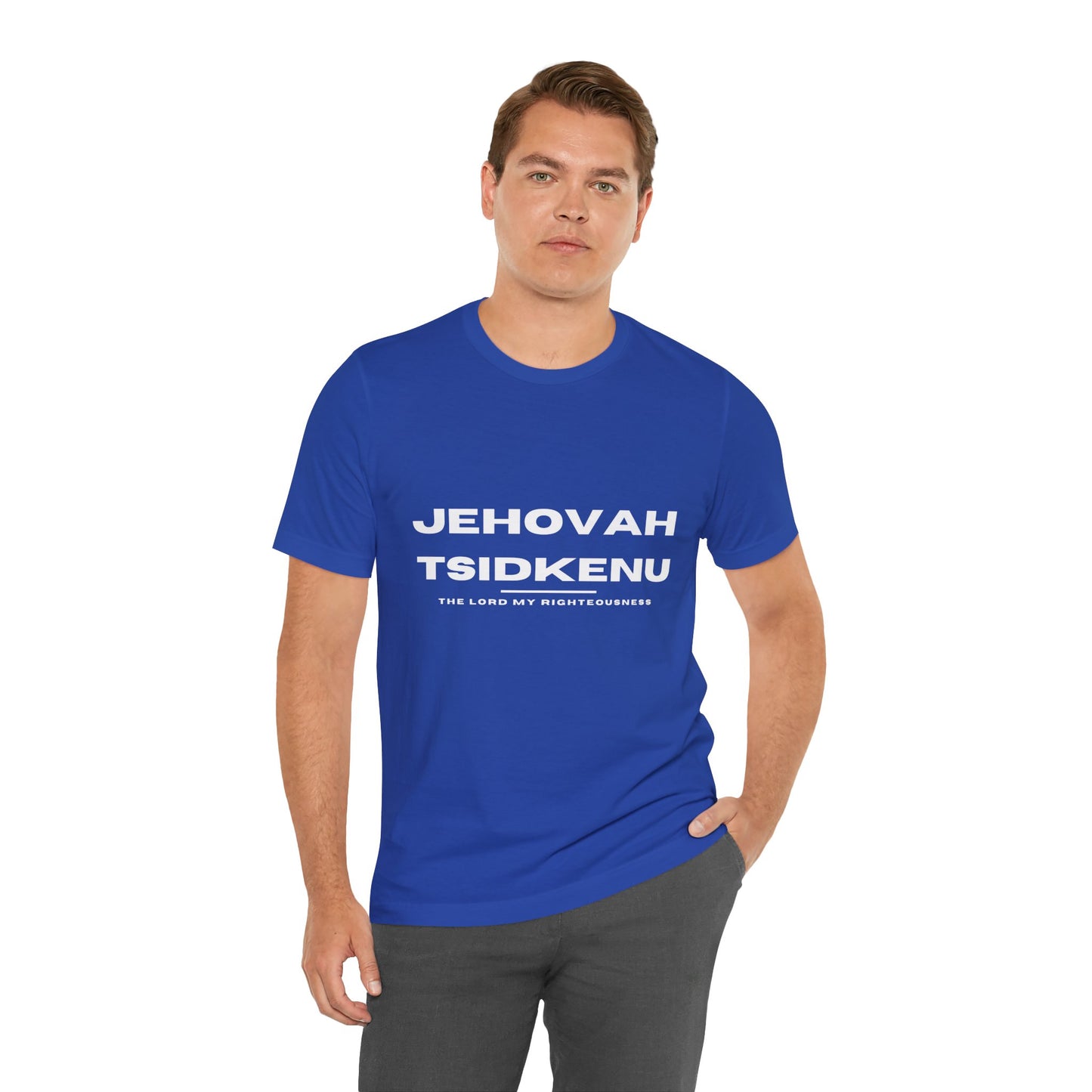 Names of God; Jehovah Tsidkenu Unisex Tee