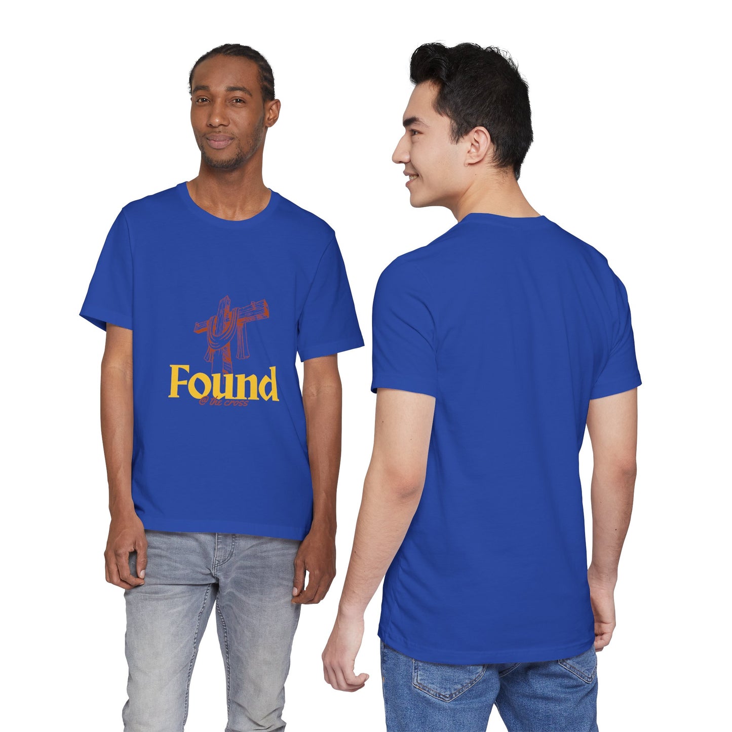 Found at the cross Christian t-shirt, lost and found in Christ message shirt