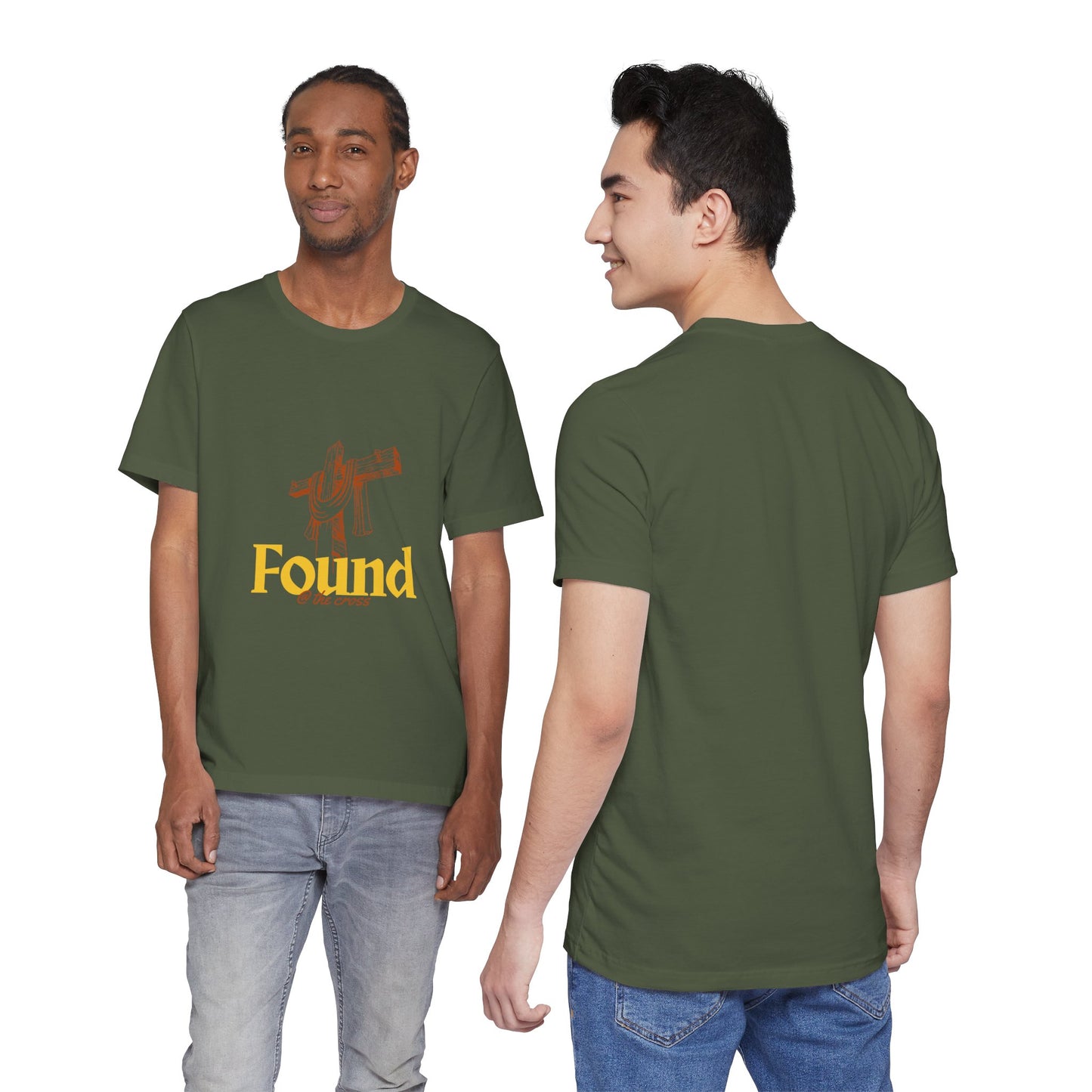 Found at the cross Christian t-shirt, lost and found in Christ message shirt